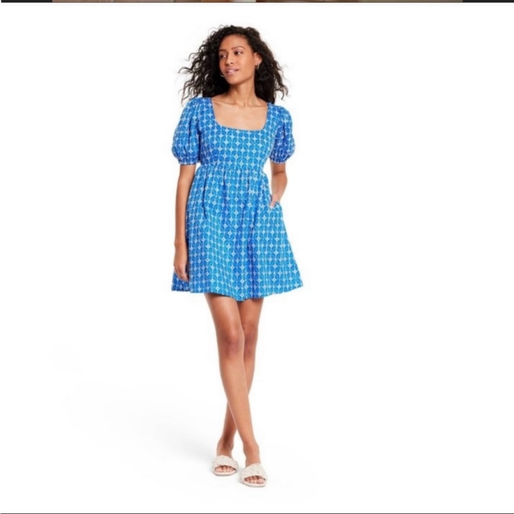 Rhode x Target eyelet mini dress XS